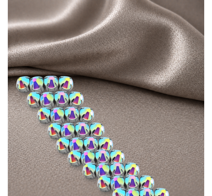 50 Pairs Magnetic Nipple Rings Rainbow Crystal Value Pack