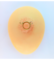 Brass Non Piercing Nipple Rings with Side Loops Brass Non Piercing Nipple Rings with Side Loops