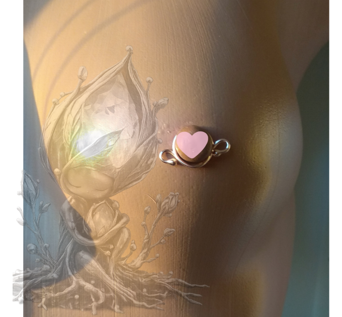 Handmade Brass Non-Piercing Nipple Rings with Side Loops (Pair)