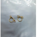 Handmade Brass Non-Piercing Nipple Rings with Side Loops (Pair)