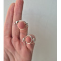 Fake nipple piercing - pair adjustable Barbell - handmade silver nipple bar