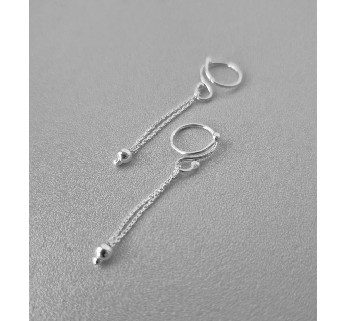 Nipple Rings Solid Silver Body Jewelry Nipple Dangles