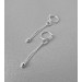 Nipple Rings Solid Silver Body Jewelry Nipple Dangles