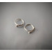 Simple Adjustable Sterling Silver Non-Piercing Nipple Rings (Pair)