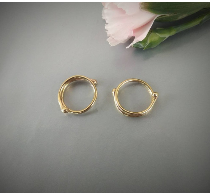 Simple Adjustable Brass Non-Piercing Nipple Rings (Pair)