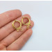 Handmade Brass Spiral Non-Piercing Nipple Rings (Pair)