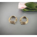 Handcrafted Brass Spiral Nipple Jewelry Pair