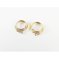 Handcrafted Brass Spiral Nipple Jewelry – Adjustable Non-Piercing Pair