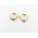 Handcrafted Brass Spiral Nipple Jewelry Pair