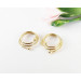 Handcrafted Brass Spiral Nipple Jewelry Pair