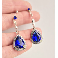 Crystal Nipple Rings — Fake Piercing, Silver Beads, Sparkling Glass Crystals, Pair