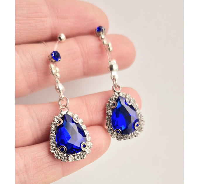 Crystal Nipple Rings – Handmade Fake Piercing with Silver Beads and Sparkling Glass Crystals, No Piercing Needed