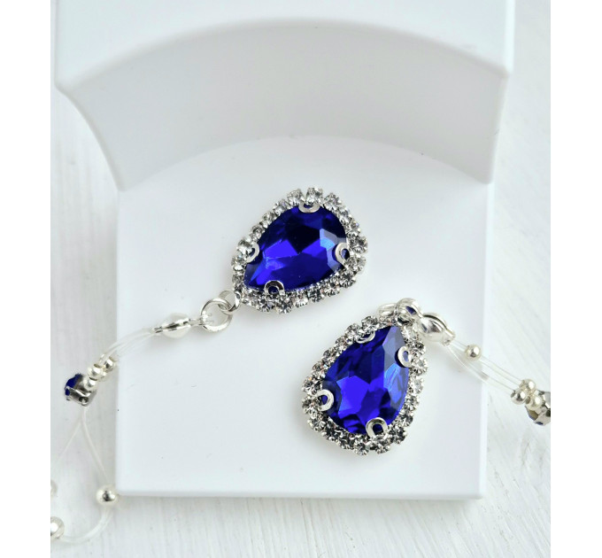 Crystal Nipple Rings – Handmade Fake Piercing with Silver Beads and Sparkling Glass Crystals, No Piercing Needed