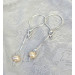 Adjustable Handmade Sterling Silver Breast Jewelry with Natural Pearls