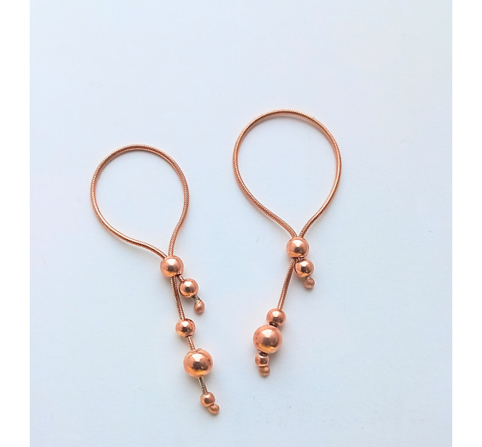 Handmade 14K Gold Plated Nipple Jewelry with Snake Chains