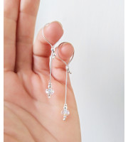 Sterling Silver Nipple Jewelry with Crystals Sterling Silver Nipple Jewelry with Crystals