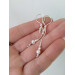 Adjustable Handmade Sterling Silver Breast Jewelry with Natural Pearls