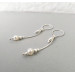Adjustable Handmade Sterling Silver Breast Jewelry with Natural Pearls