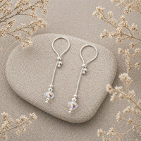 Sterling Silver Nipple Jewelry with Crystals
