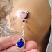 Crystal Nipple Rings – Handmade Fake Piercing with Silver Beads and Sparkling Glass Crystals, No Piercing Needed