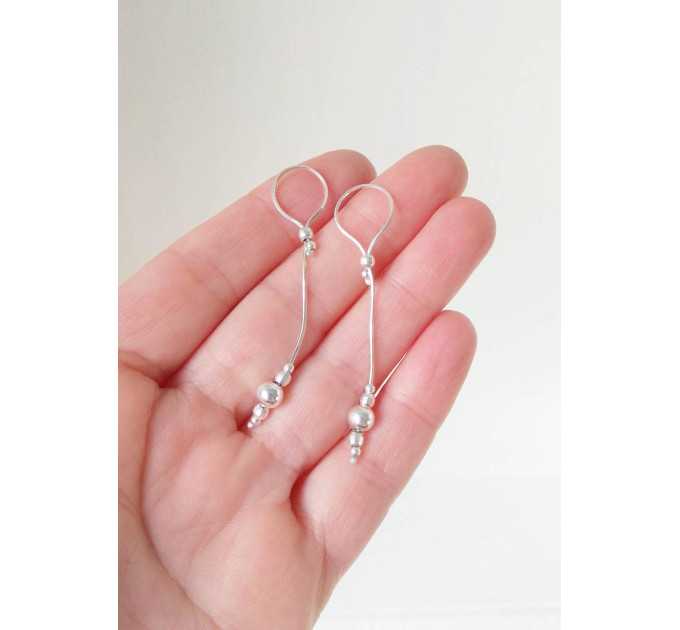 Handmade Sterling Silver Nipple Jewelry with Silver Beads