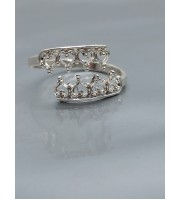 Sterling Silver Toe Ring Silver crown