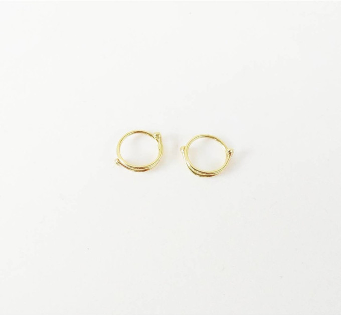 2pcs Non Piercing nipple rings made 
 of Silver, brass or gold plated over sterling silver