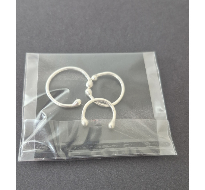 Handmade Minimalist Silver Midi Rings for Every Finger