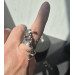 Handmade Articulated Sterling Silver R4ing with Moving Parts