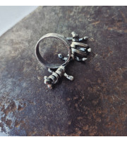 Articulated Silver R4ing | Handmade Fidget R4ing with Moving Parts | SilverBuds Articulated Silver R4ing | Handmade Fidget R4ing with Moving Parts | SilverBuds