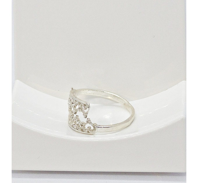 Sterling Silver Crown Toe Ring