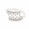Sterling Silver Crown Toe Ring