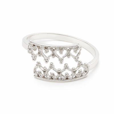 Sterling Silver Toe Ring Silver crown