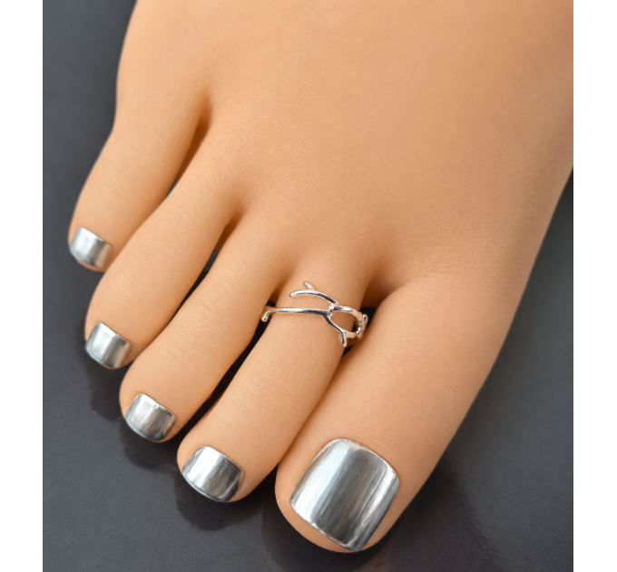 Twig Branch Toe Ring