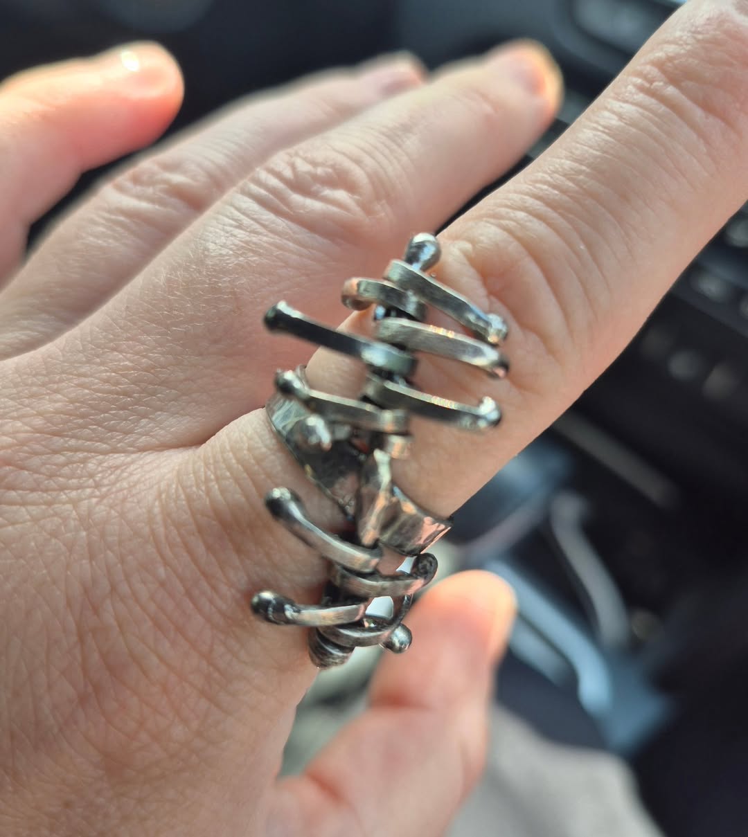 Silver ring, handmade by SilverBuds #SilverBuds #silverjewellery #artjewelrydesigner
